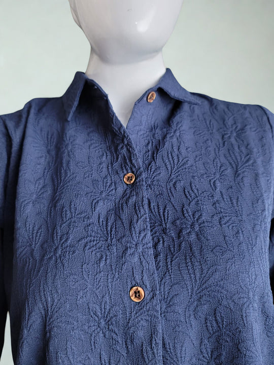 Jacquard Co-ord Set - Aura Navy