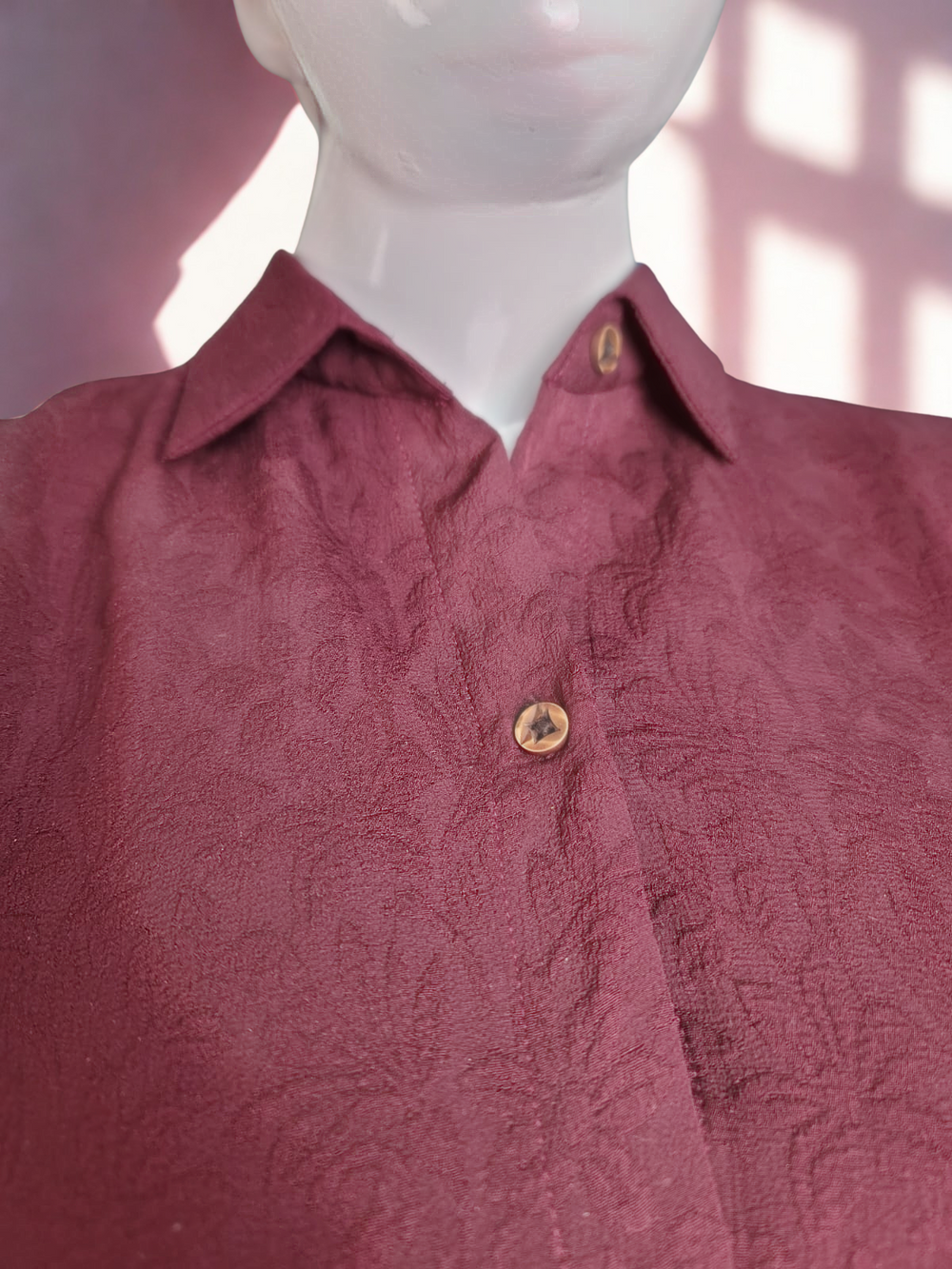 Jacquard Co-ord Set - Aura Ruby